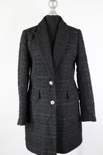 Zara schwarzer Kurzmantel