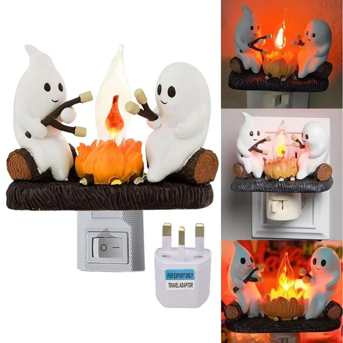 Niedliche geister lagerfeuer - niedliche, geister-lagerfeuer