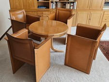 4er Set Italienische Korium KM1 Stühle von Tito Agnoli für Matteo Grassi, 1970er