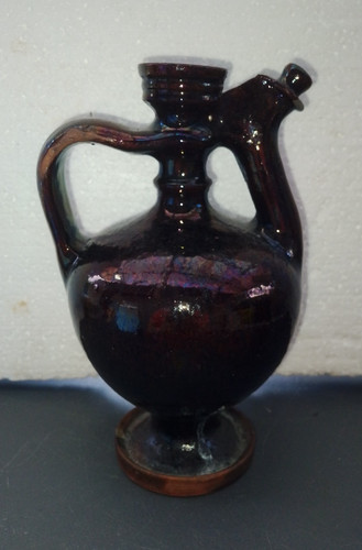 Antike keramikflasche mit - keramikflasche,