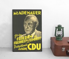 Poster CDU Konrad Adenauer