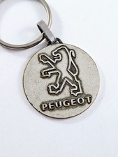 Schlüsselanhänger - Peugeot 1990s Metall Garagen - Anführungszeichen Autos