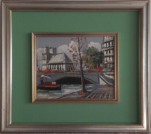Brücke mit notre dame paris - mit,