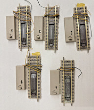 Fleischmann Spur H0 6112 Entkupplungsgleis elektrisch 100 mm 5 Stück gebraucht