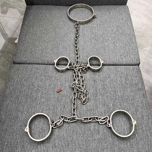 Edelstahl handschellen - edelstahl,
