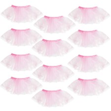 12 KINDER ROSA BALLETT TUTUS