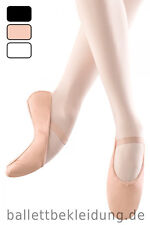Ballettschläppchen Leder BLOCH Arise Ballettschuhe schwarz weiß rosa 