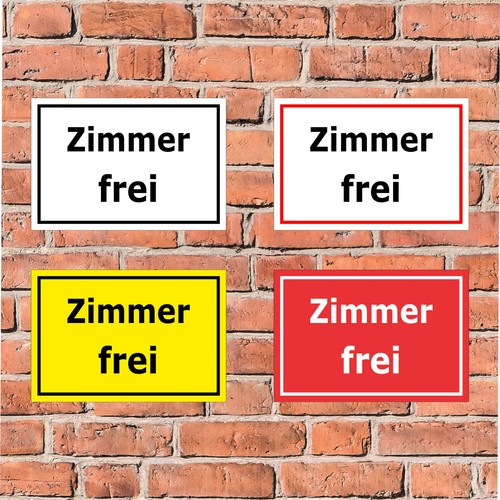 Schild zimmer frei - zimmer,