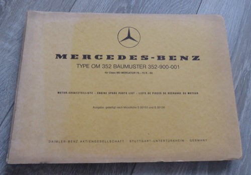 Mercedes motoren om352 - mercedes,