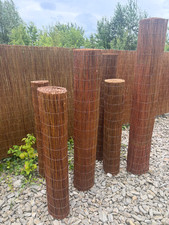 WEIDENMATTE SICHTSCHUTZ ZAUN WINDSCHUTZ AUS HOLZ WEIDE 80-200 Hoch/300-500 Lang