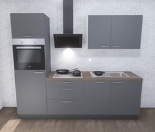 Einbauküche Malmö 7 Graphit