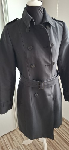 Hallhuber trenchcoat schwarz - hallhuber,
