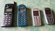 4 Alte Handys Siemens, Nokia