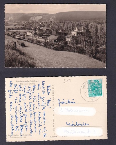 Ansichtskarte rottleberode - ansichtskarte,