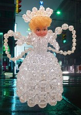 USA Weihnachtsschmuck Christbaumschmuck Christbaumspitze Engel aus den 70er