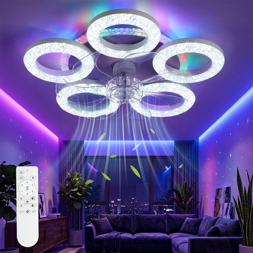 Led deckenventilator mit - led,