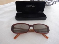 MARC CAIN Damen Brille Brillengestgell BRAUN 2 farbig mit Etui sehr guter Zustan