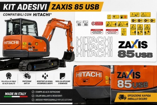 Hitachi zaxis 85usb aufkleber - hitachi,