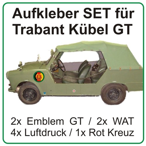 Aufkleber set für trabant - set,