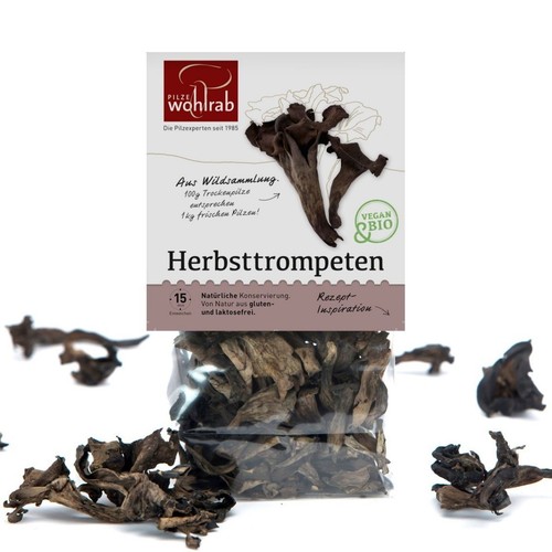 Bio herbsttrompete getrocknet - bio,