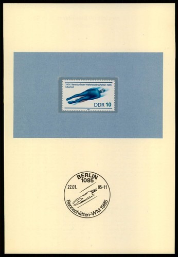 Ddr schmuckblatt 1985 sport - ddr,