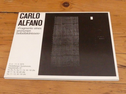 Carlo alfano fragmente eines - carlo,