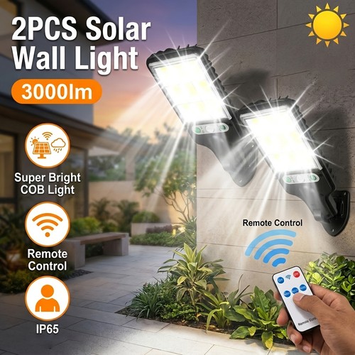 2pcs solar street light - 2pcs,