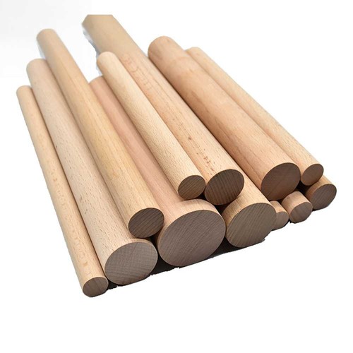 Rundstab buche glatt holzstab - buche,