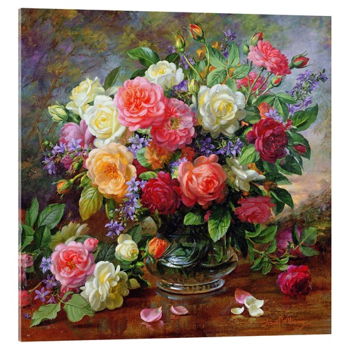 Acrylglasbild rosen die - acrylglasbild, –