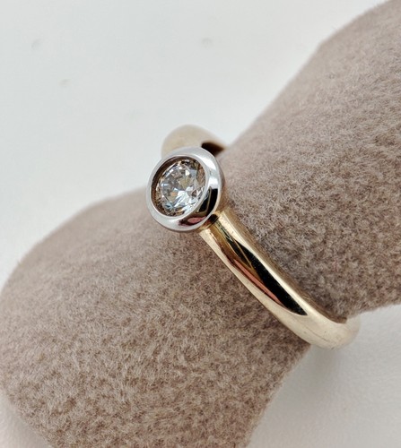 Ring gold 333 8k zirkonia - gold, /