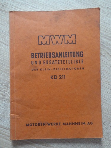Mwm dieselmotoren kd211 - mwm,