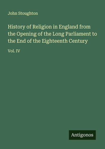 John stoughton history of - |,