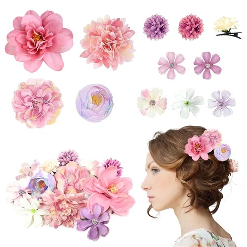 Blumen haarklammer für damen - blumen-haarklammer,