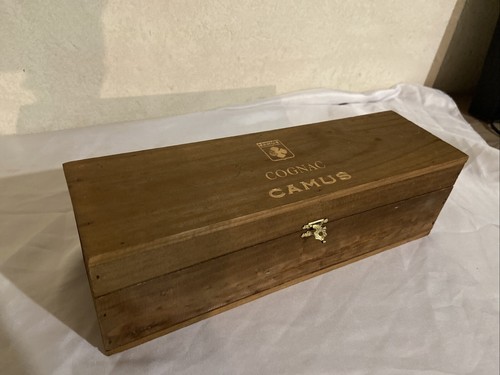 Vintage holzkiste cognac - c1,