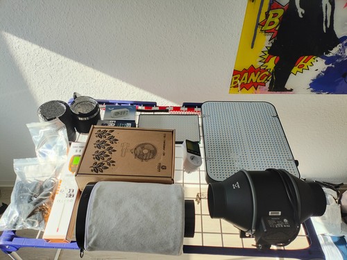 Grow box kompletset gebraucht - box,