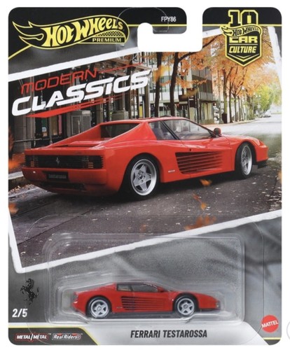 Hot wheels ferrari testarossa - hot,