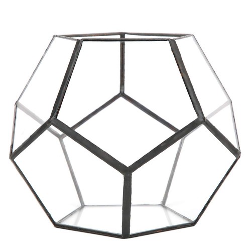 Glas geometric terrarium - glas,