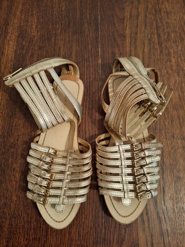 Zara sandaletten goldig - zara,