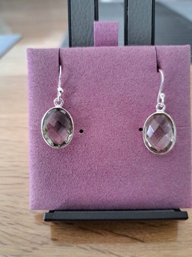 Amethyst prasiolith ohrringe - amethyst,,