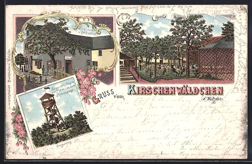 Lithographie wetzlar gasthaus - lithographie,