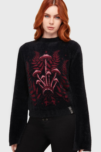 Killstar gravebloom pullover - killstar,