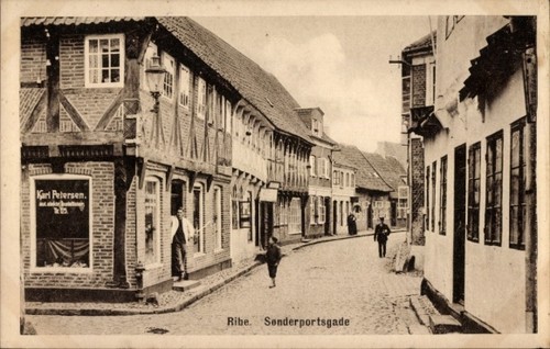 Ribe dänemark - ak,