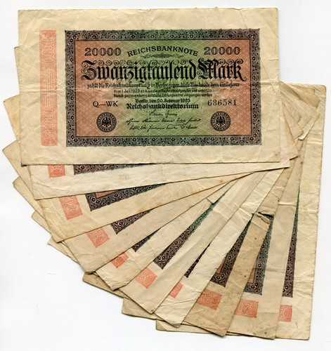 Deutsche antike 1923 banknote - deutsche,