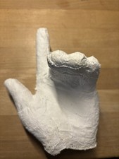 Gips handskulptur linke - gips-handskulptur, –