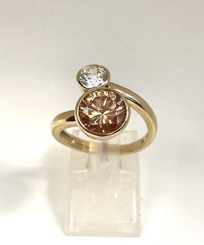 Goldring damenring mit - goldring,