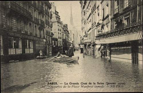 Postkarte paris bezirk - postkarte,