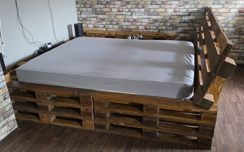 Palettenbett 2 14 m - palettenbett,