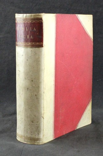 C1880 biblia sacra - c1880's, vulgate