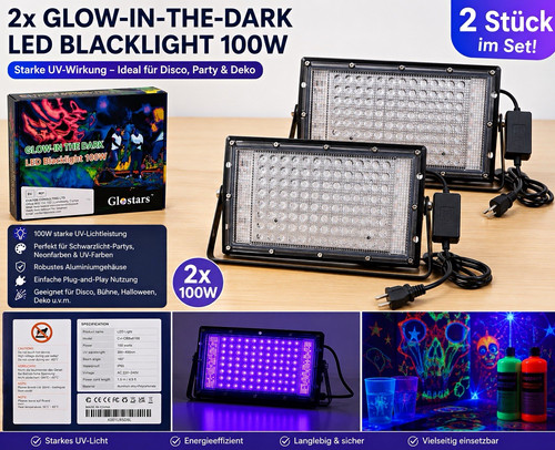 Glostars schwarzlicht led - glostars,
