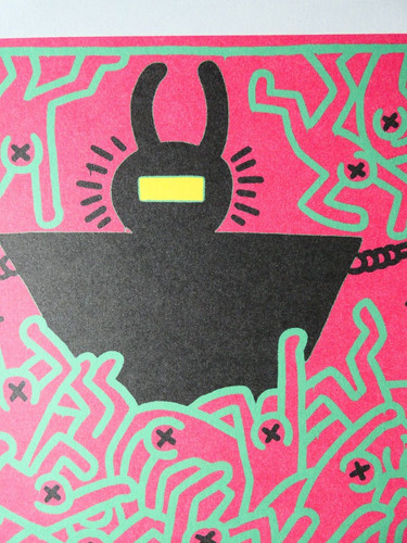 Keith haring farbgrafik - haring,,